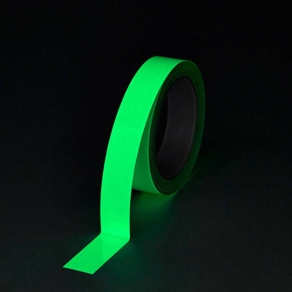 Heskins H8101 - Egress Glow In The Dark Marking Tape - 10m Roll