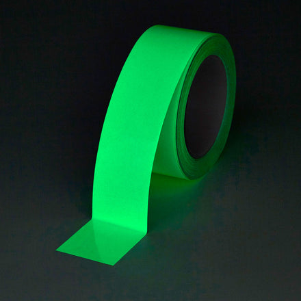 Heskins H8101 - Egress Glow In The Dark Marking Tape - 10m Roll