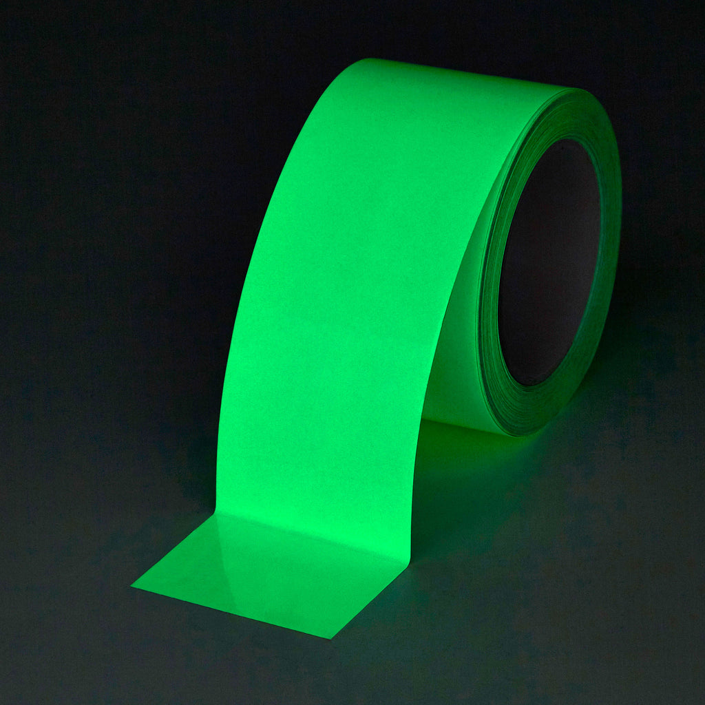 Heskins H8101 - Egress Glow In The Dark Marking Tape - 10m Roll