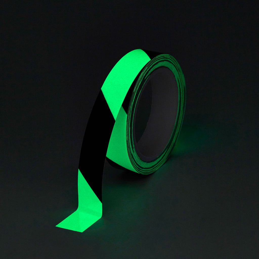 Heskins H8101D - Glow In The Dark Hazard Egress Marking Tape - 10m Roll