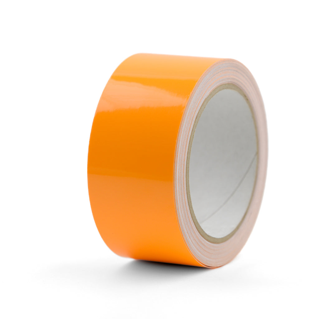 Heskins H8101 - Egress Glow In The Dark Marking Tape - Orange - 10m Roll