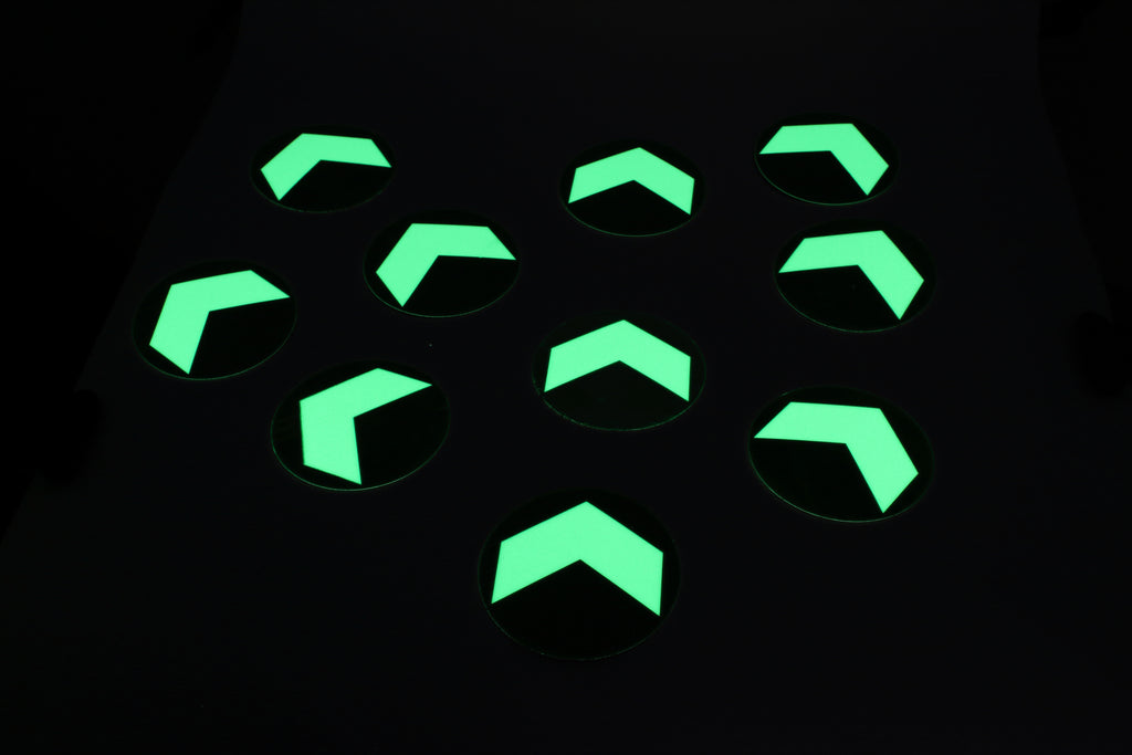 Heskins H8104 - Glow In The Dark Arrows (10-pack)