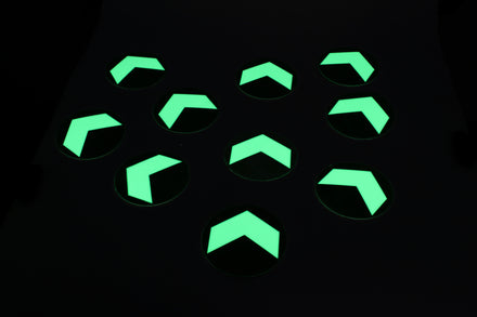 Heskins H8104 - Glow In The Dark Arrows (10-pack)