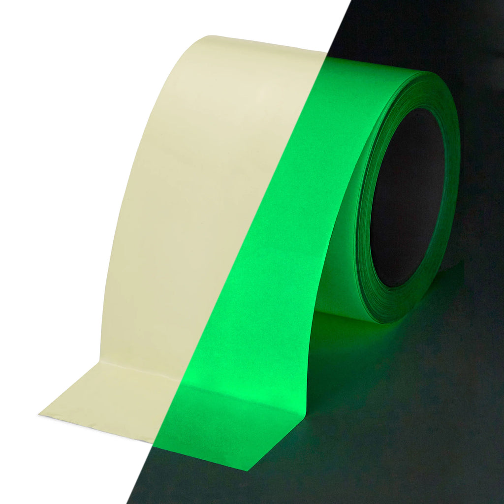 Heskins H8101 - Egress Glow In The Dark Marking Tape - 10m Roll
