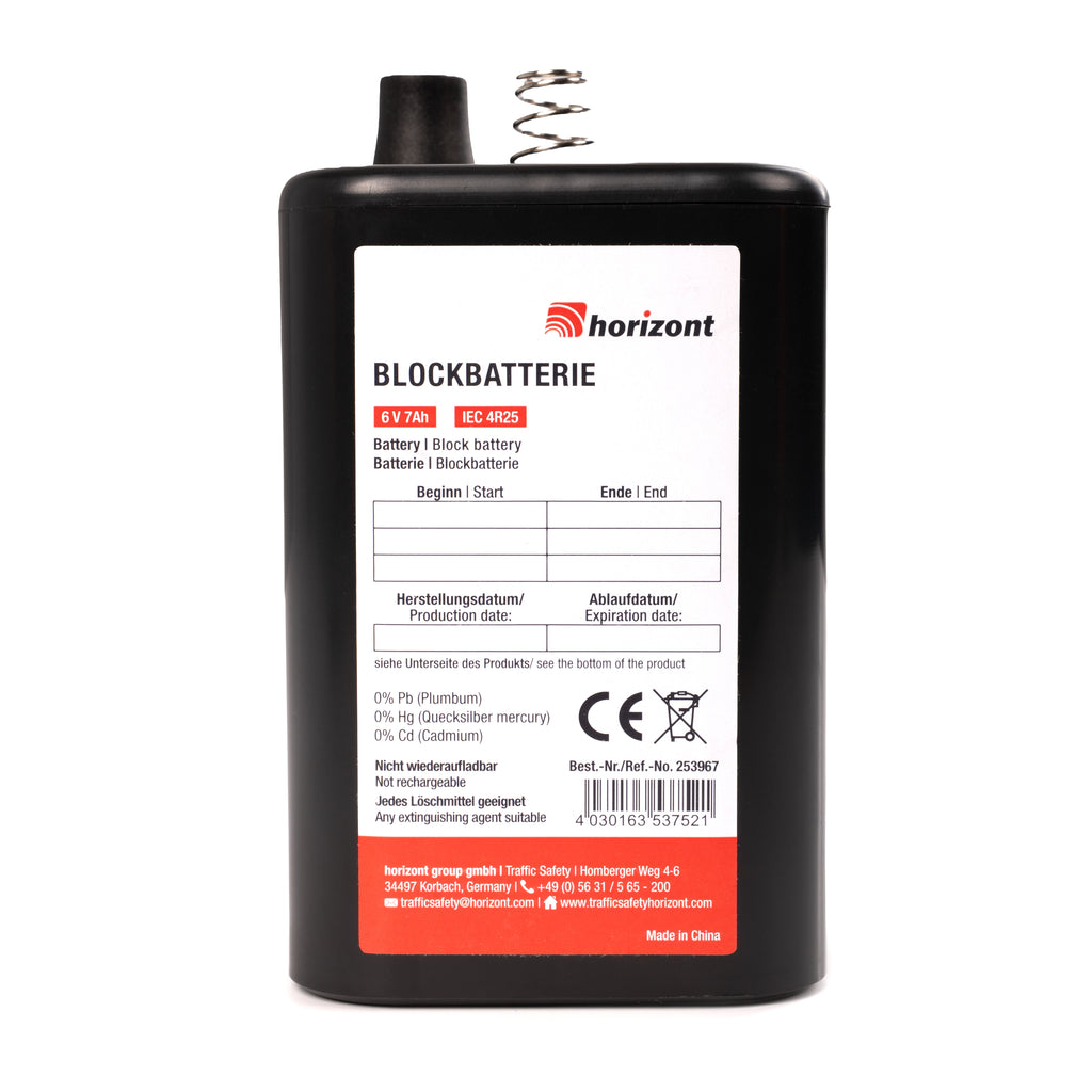 Budget 6V Battery for Road Lights PJ996