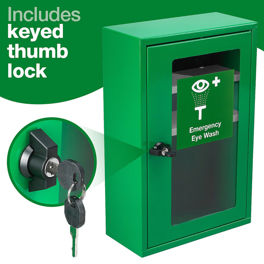 HypaGuard Multi-Purpose Wall Cabinet with Keyed Thumb Lock