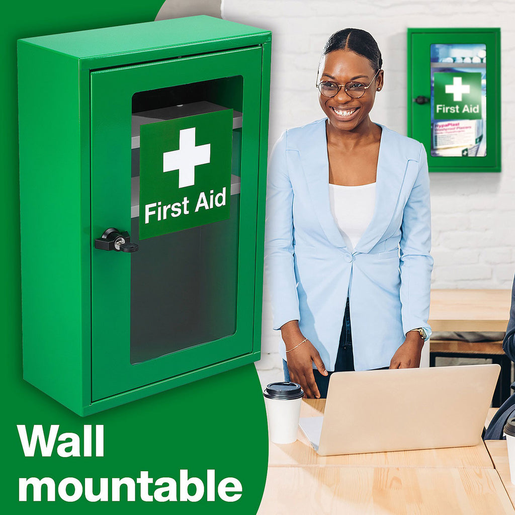 HypaGuard Multi-Purpose Wall Cabinet with Keyed Thumb Lock