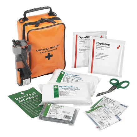 HypaGuard Outdoor Automatic External Defibrillator Cabinet with HypaStop Bleed Control Kit
