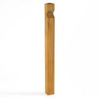 Iconium Stratton Eco Wooden Bollard Light