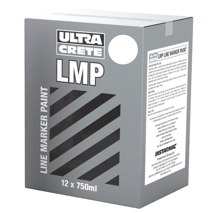 UltraCrete Temporary Line Marking Paint | LMP (White / Full Box (12 Cans))