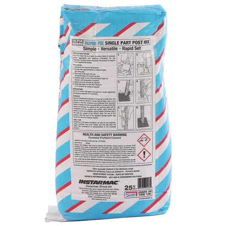 Ultracrete Super Fix Single Part Post Mix 25KG Bag