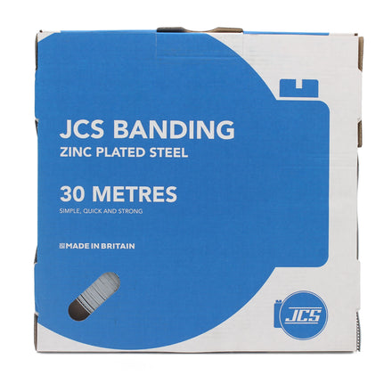 JCS Hi-Torque Banding Zinc Plated Steel (Multiple Sizes) (30 Metre)