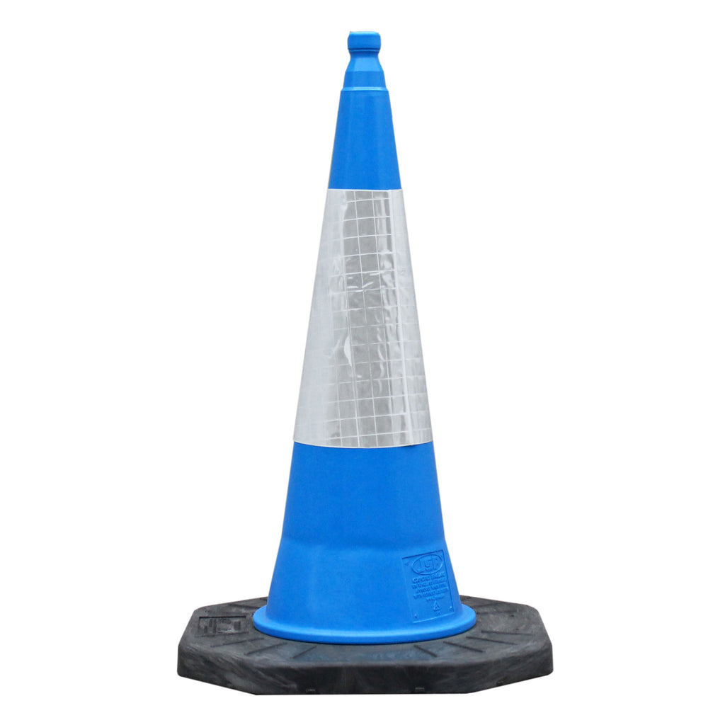 Blue Traffic Cones 500mm, 750mm, 1000mm Road Cones JSP Dominator