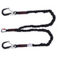 JSP K2™ 2m Twin Fall Arrest Lanyard - Internal Energy Absorber