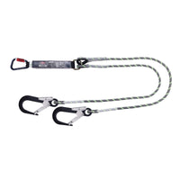 JSP Pioneer 2m Twin Sharp Edge Fall Arrest Lanyard