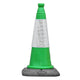 Green Traffic Cones 500mm, 750mm, 1000mm Road Cones JSP Dominator (500mm)