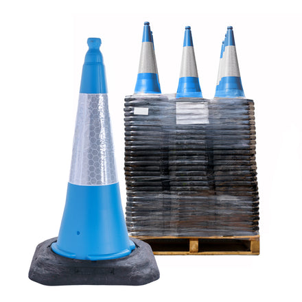 Blue Dominator Traffic Cones 750mm JSP Road Cone