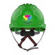 JSP EVOLite Skyworker Branded Safety Helmet Micro Peak Wheel Ratchet Vented | Green