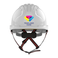 JSP EVOLite Skyworker Branded Safety Helmet Micro Peak Wheel Ratchet Vented | White