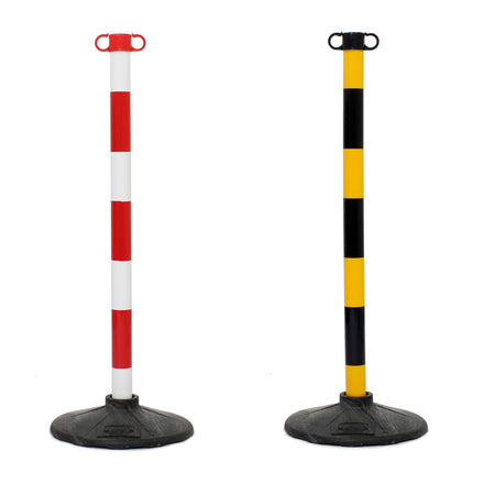 JSP Post & Chain Support Post - Optional Base - Multiple Colours