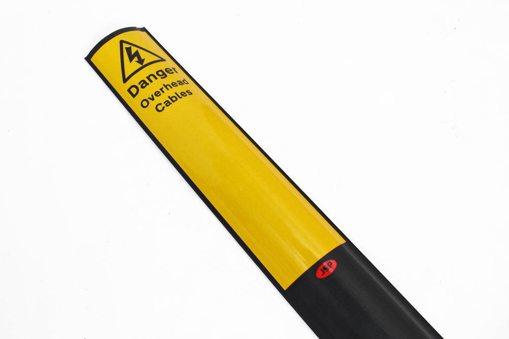 'Danger Overhead Cables' Verge Marker Post