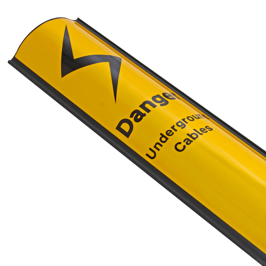 'Danger Underground Cables' Verge Marker Post