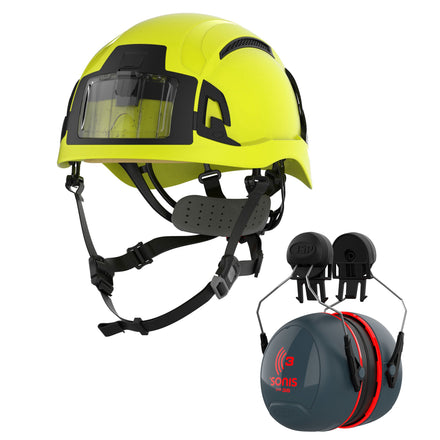 Jsp Evo Alta Baseworker Id Badge Sonis 3 Hi Vis Yellow Main