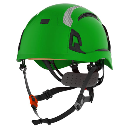 JSP EVO Alta Dualswitch Wheel Ratchet Safety Helmet Vented (Green)