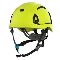JSP EVO Alta Skyworker Wheel Ratchet Safety Helmet Vented | Hi-Vis Yellow