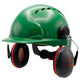 JSP EVO3 With Sonis Compact Ear Defenders Hard Hat Kit | Green