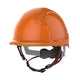 JSP EVOLite Skyworker Micro Peak Wheel Ratchet Safety Helmet Vented | Orange