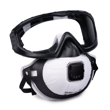 JSP Filterspec Pro Goggle & FFP3V Valved Mask (Inc 3 Filters) | AGE130-201-100