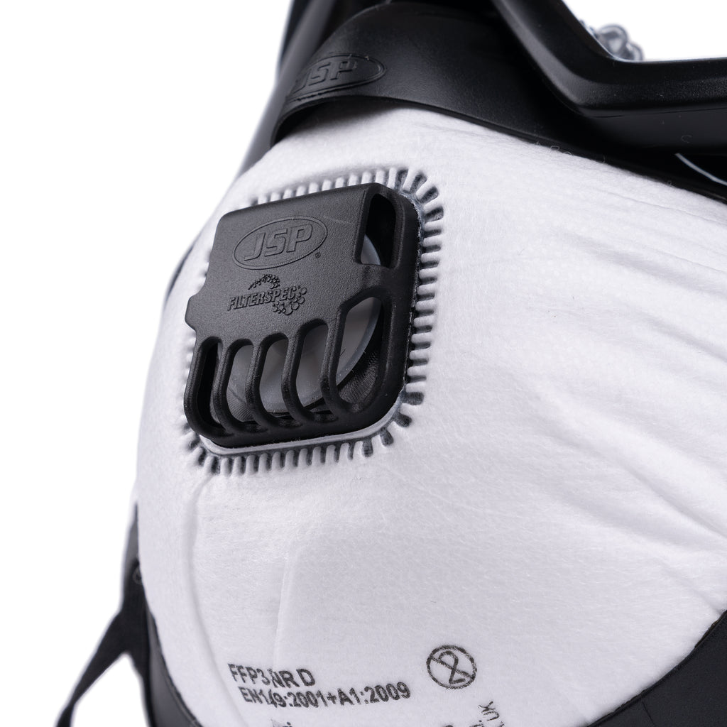 JSP Filterspec Pro Goggle & FFP3V Valved Mask (Inc 3 Filters) | AGE130-201-100