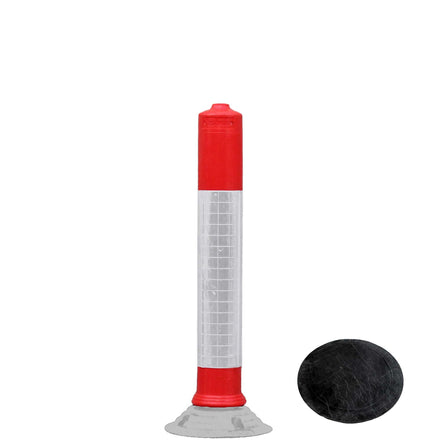 JSP Glopost Delineator Marker Post - 75cm or 100cm (Base Not Included / 750mm / 1 x Bitumen Mat Included)