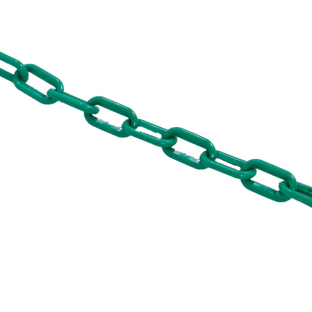 JSP 6mm Plastic Barrier Chain 25M - Multiple Colours 25M (Green)