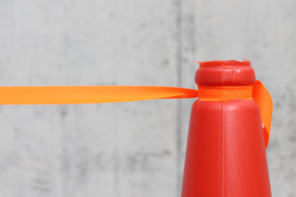 Barrier & Cone Tape / Rope - Orange Fabglo