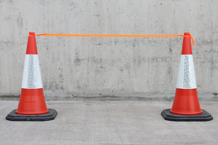 Barrier & Cone Tape / Rope - Orange Fabglo