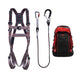 JSP Pioneer Single Fall Arrest Kit - 2 Point Harness Inc Rucksack