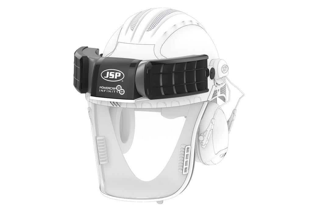 JSP PowerCap Infinity PAPR - Twin Turbo Drive Unit & Visor Carrier | CEU120-001-300