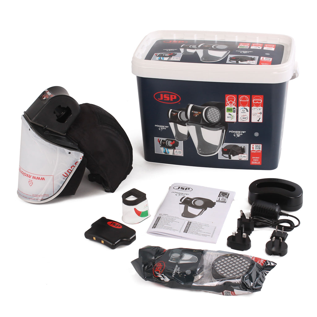 JSP PowerCap Active IP Air Purifying Respirator | Impact Rated