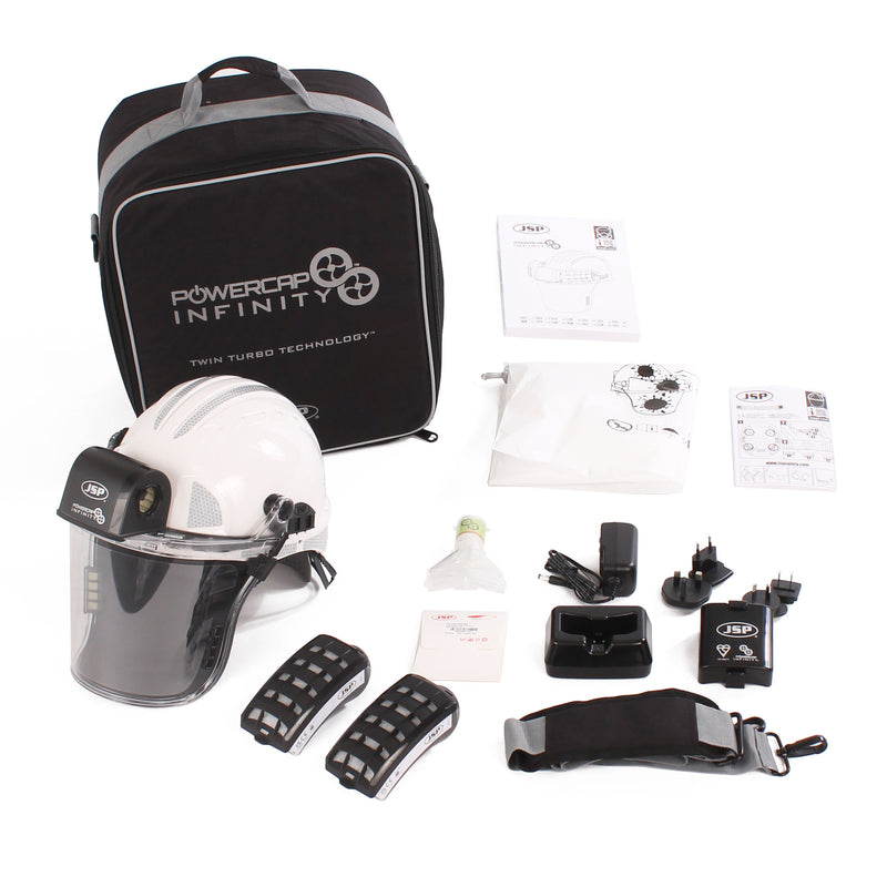 JSP PowerCap Infinity Purifying Respirator | Full Face & Head ...