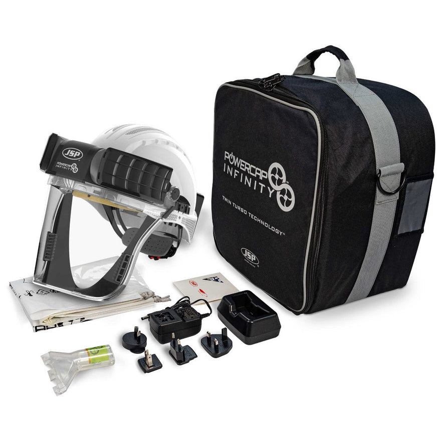 Jsp Powercap Infinity White Standard Kit