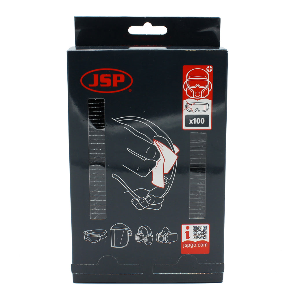 JSP Alcohol Free PPE Cleaning Wipes - 100pk