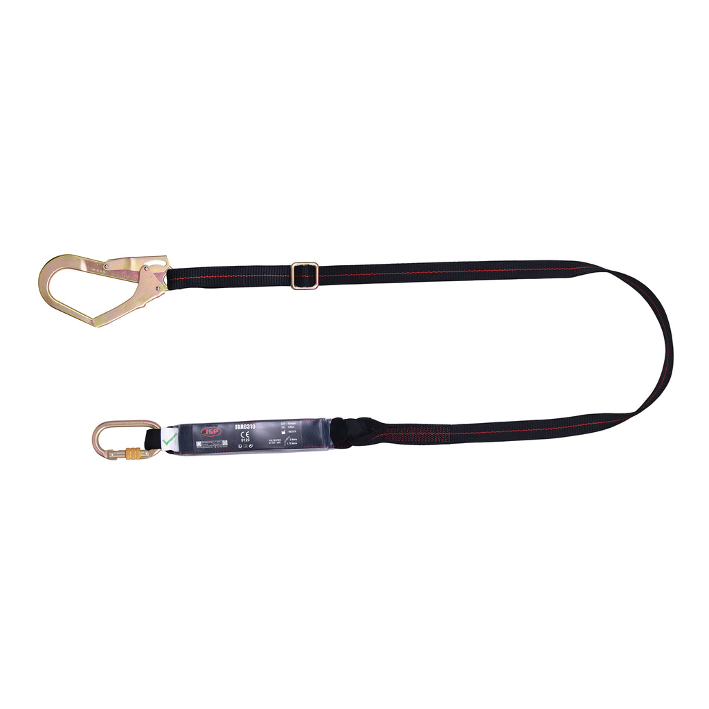 JSP Spartan 2m Adjustable Single Fall Arrest Lanyard | FAR0310