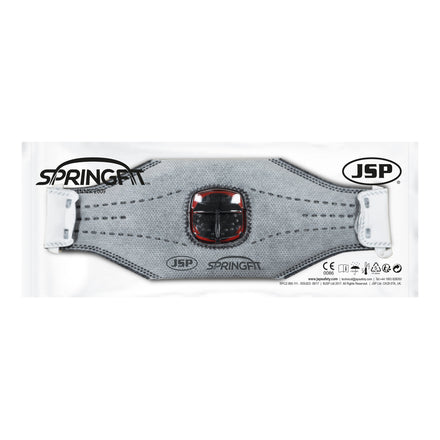 JSP Springfit FFP3 With Carbon Typhoon Valve Face Mask 10pk