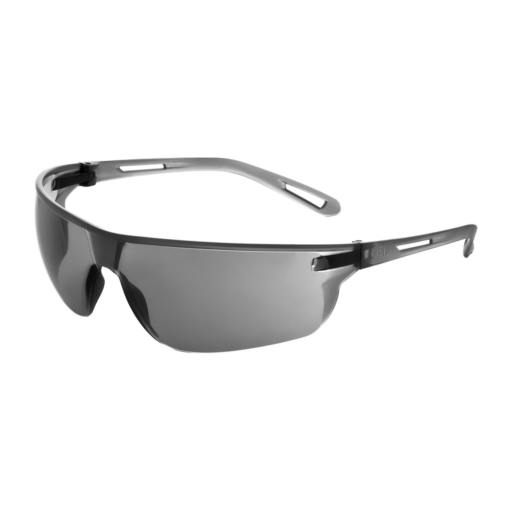 JSP Stealth Lightweight Safety Specs | 16g | K Rated (Smoke)