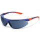 JSP Stealth 9000 Safety Spectacle | K&N Rated | Blue Mirror Lens | ASA770-16P-000