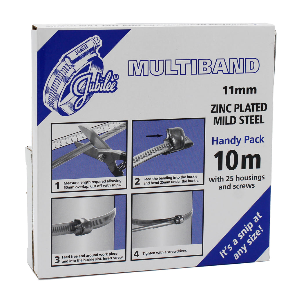 Jubilee Multiband 11mm Pocket/Handy Pack Starter Kit - Zinc Protected