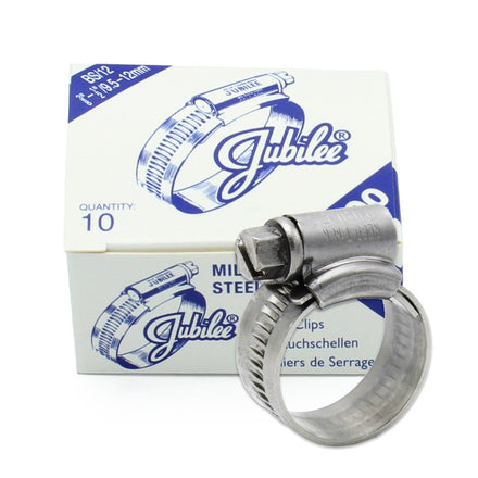 Jubilee Original Range Mild Steel Zinc Protected Hose Clip