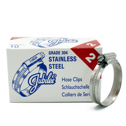 Jubilee Original Range 304 Stainless Steel Hose Clip